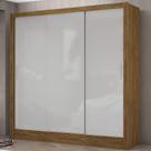 Guarda Roupa Casal Dubai 3 Portas De Correr Carioca Móveis Cinamomo Com Off White Guarda Roupa Casal Dubai 3 Portas De Correr Carioca Móveis Cinamomo Com Off White