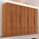 Guarda Roupa Casal Dunas com 8 Portas e 4 Gavetas MDF Moderna
