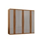 Guarda Roupa Casal Dunas MDF 6 Portas e 2 Gavetas Moderna Guarda Roupa Casal Dunas MDF 6 Portas e 2 Gavetas Moderna