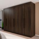 Guarda-Roupa Casal Eldorado Premium 6 Portas 6 Gavetas Savana - Pnr Móveis Guarda-Roupa Casal Eldorado Premium 6 Portas 6 Gavetas Savana - Pnr Móveis