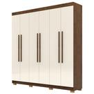 Guarda Roupa Casal Elegance 6 Portas Imbuia Champanhe Vila Rica Guarda Roupa Casal Elegance 6 Portas Imbuia Champanhe Vila Rica