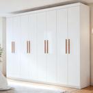 Guarda Roupa Casal Esmeralda Roupeiro 8 Portas E 4 Gavetas