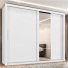 Guarda Roupa Casal Essencial 2 Portas de Correr 6 Gavetas com 4 espelhos Guarda Roupa Casal Essencial 2 Portas de Correr 6 Gavetas com 4 espelhos