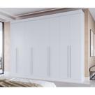 Guarda Roupa Casal Estônia 8 Portas 100 MDF LinhaMobília Acp Móveis