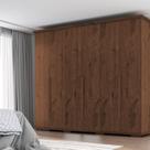 Guarda Roupa Casal Everet 6 Portas de Bater 5 Gavetas