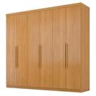 Guarda Roupa Casal Evidence Plus 6 Portas 4 Gavetas Cinamomo Fosco - Zanzini