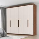 Guarda Roupa Casal Evidence Plus 6 Portas de Bater 4 Gavetas