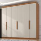 Guarda Roupa Casal Evidence Plus 6 Portas de Bater 4 Gavetas