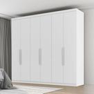 Guarda Roupa Casal Evidence Plus II Branco Absoluto Zanzini