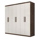 Guarda Roupa Casal Evidence Plus Jacaranda/Off White 6 Portas 4 Gavetas