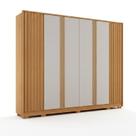 Guarda Roupa Casal Evo 6 Portas Cinamomo Off White - Leifer