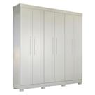 Guarda Roupa Casal Flórida 6 Portas Branco Acetinado - Tigus Guarda Roupa Casal Flórida 6 Portas Branco Acetinado - Tigus