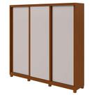 Guarda Roupa Casal Forma 230 3 Portas Frassino Off White com Pés Lopas
