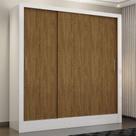 Guarda Roupa Casal Fortaleza 3 Portas Carioca Móveis Branco Cinamomo