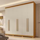 Guarda-Roupa Casal Itália 6 portas 100% MDF Linhamobília Guarda-Roupa Casal Itália 6 portas 100% MDF Linhamobília