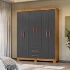 Guarda-Roupa Casal Itapema 6 Portas 2 Gavetas
