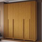 Guarda-Roupa Casal Jamile 6 Portas 4 Gavetas 100% Mdf Cinamomo - Acp Móveis Guarda-Roupa Casal Jamile 6 Portas 4 Gavetas 100% Mdf Cinamomo - Acp Móveis
