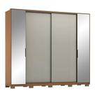 Guarda Roupa Casal Laredo D44010KPE Amêndola Touch Nude Prime Flex com Pés - Demartez