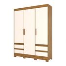 Guarda-Roupa Casal Lema 3 PT 4 GV Nature e Off White
