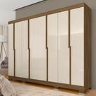 Guarda Roupa Casal Liz 8 Portas 2 Gavetas Boreal/off Premium - M.a Guarda Roupa Casal Liz 8 Portas 2 Gavetas Boreal/off Premium - M.a