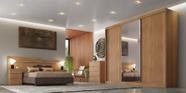 Guarda Roupa Casal - Logan - Cumaru - Novo Horizonte