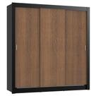 Guarda Roupa Casal Lyon 3 Portas de Correr 2 Gavetas Madesa