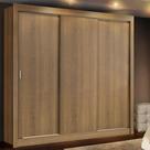 Guarda-Roupa Casal Lyon Plus Portas de Correr Rustic Madesa