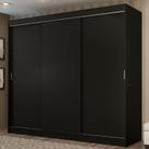 Guarda-Roupa Casal Madesa Kansas 3 Portas de Correr 3 Gavetas Guarda-Roupa Casal Madesa Kansas 3 Portas de Correr 3 Gavetas