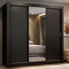 Guarda Roupa Casal Madesa Lyon 3 Portas de Correr com Espelho 2 Gavetas Guarda Roupa Casal Madesa Lyon 3 Portas de Correr com Espelho 2 Gavetas