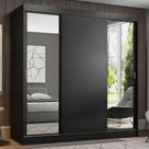 Guarda-Roupa Casal Madesa Reno 3 Portas de Correr com Espelhos Guarda-Roupa Casal Madesa Reno 3 Portas de Correr com Espelhos
