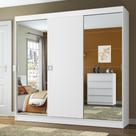 Guarda-Roupa Casal Madesa Veneza 3 Portas de Correr 2 Portas com Espelho