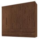 Guarda Roupa Casal Maximus 6 Portas 6 Gavetas Jacarandá Fosco - Zanzini