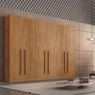 Guarda Roupa Casal Maya 100 MDF 6 Portas e 6 Gavetas - Rufato Guarda Roupa Casal Maya 100 MDF 6 Portas e 6 Gavetas - Rufato