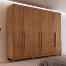 Guarda Roupa Casal Maya Mdf 6 Portas 6 Gavetas Pés Moderna Imbuia Com Pés Guarda Roupa Casal Maya Mdf 6 Portas 6 Gavetas Pés Moderna Imbuia Com Pés
