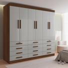 Guarda-roupa Casal Mdf 6 Portas 12 Gavetas Marselha Plus Guarda-roupa Casal Mdf 6 Portas 12 Gavetas Marselha Plus
