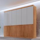 Guarda-roupa Casal Mdf com 6 Portas e 4 Gavetas Napoli Guarda-roupa Casal Mdf com 6 Portas e 4 Gavetas Napoli