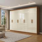 Guarda Roupa Casal MDP 8 Portas 4 Gavetas Slim