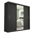 Guarda-Roupa Casal Melissa com 4 Gavetas Glass Carioca Móveis