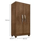 Guarda Roupa Casal Modena Com Espelho 6 Portas Cômoda Cannes 5 Gavetas E Armário Multiuso Recife Malbec