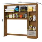 Guarda Roupa Casal Modulado 4 Portas com Cama Hercules 4 Portas 4 Gavetas Espelho Cinamomo com Off White