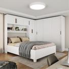 Guarda-roupa Casal Modulado 5 Portas com Cama Santiago 3 Portas 5 Gavetas