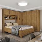 Guarda-roupa Casal Modulado 5 Portas com Cama Santiago 3 Portas 5 Gavetas