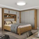 Guarda-roupa Casal Modulado 5 Portas com Cama Santiago 3 Portas 5 Gavetas