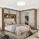 Guarda-roupa Casal Modulado 5 Portas Santiago 3 Portas com Espelho 5 Gavetas