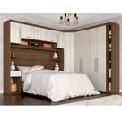 Guarda Roupa Casal Modulado Brenda 4 Peças Terraro/ Naturally