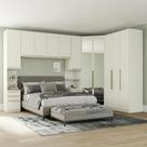Guarda Roupa Casal Modulado com Espelho e Cabeceira 6 Peças 11 Portas 6 Gavetas Seletto Areia Guarda Roupa Casal Modulado com Espelho e Cabeceira 6 Peças 11 Portas 6 Gavetas Seletto Areia