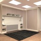 Guarda Roupa Casal Modulado Cp07 Taiga Branco/Cinnamon L01 - Mpozenato