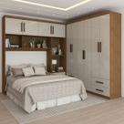 Guarda-Roupa Casal Modulado Paradise 10 Portas 6gavetasfreijó/Off White - Panorama Móveis