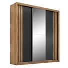 Guarda Roupa Casal Moema 3 Portas Flex com Espelho - Demóbile