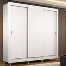 Guarda Roupa Casal Mônaco 3 Portas de Correr Madesa